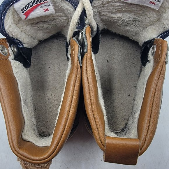 Vans Sk8 Hi Womens 6.5 Blue Sneaker Shoes Casual Outdoors Comfort Warm - Picture 7 of 14